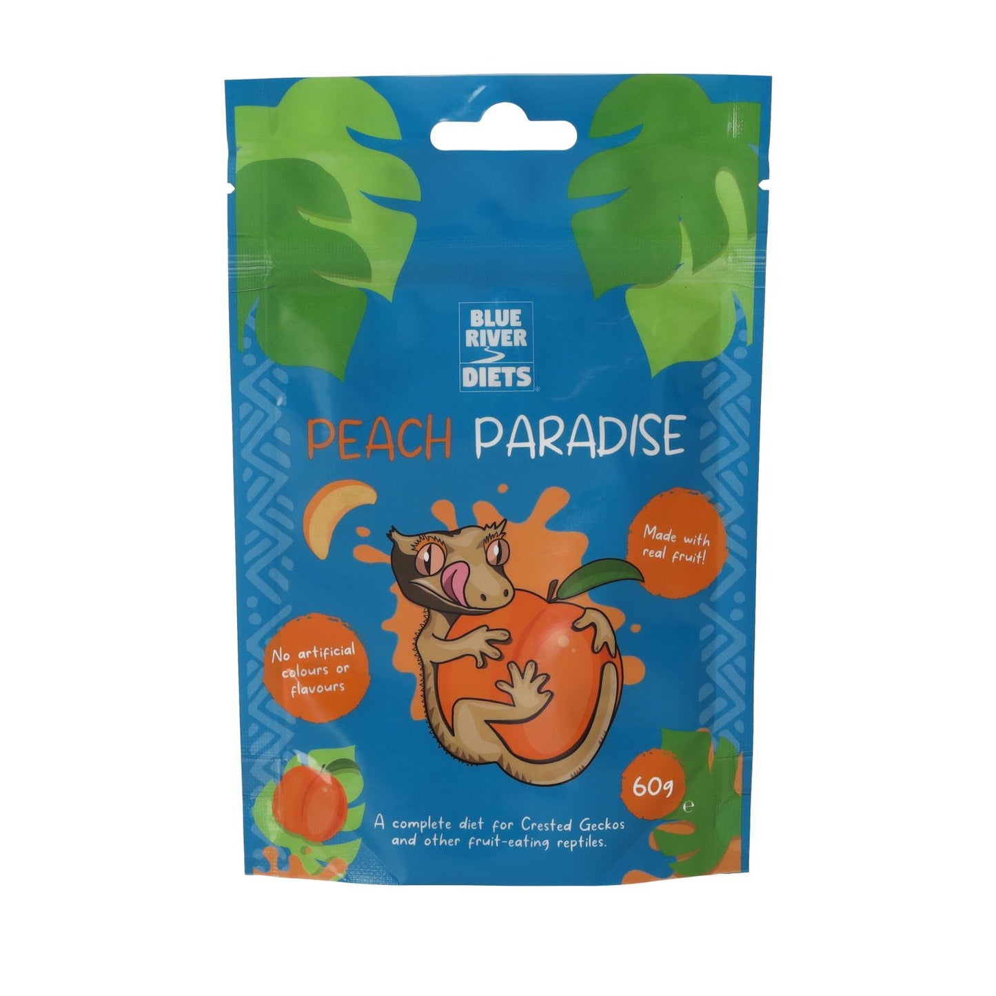 Blue River Peach Paradise Gecko Diet 60g - BROWNS PET RANGE