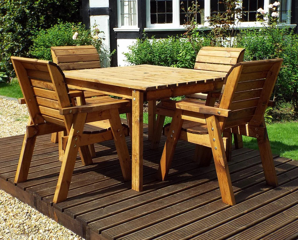 Four Seater Square Table Set - BROWNS PET RANGE