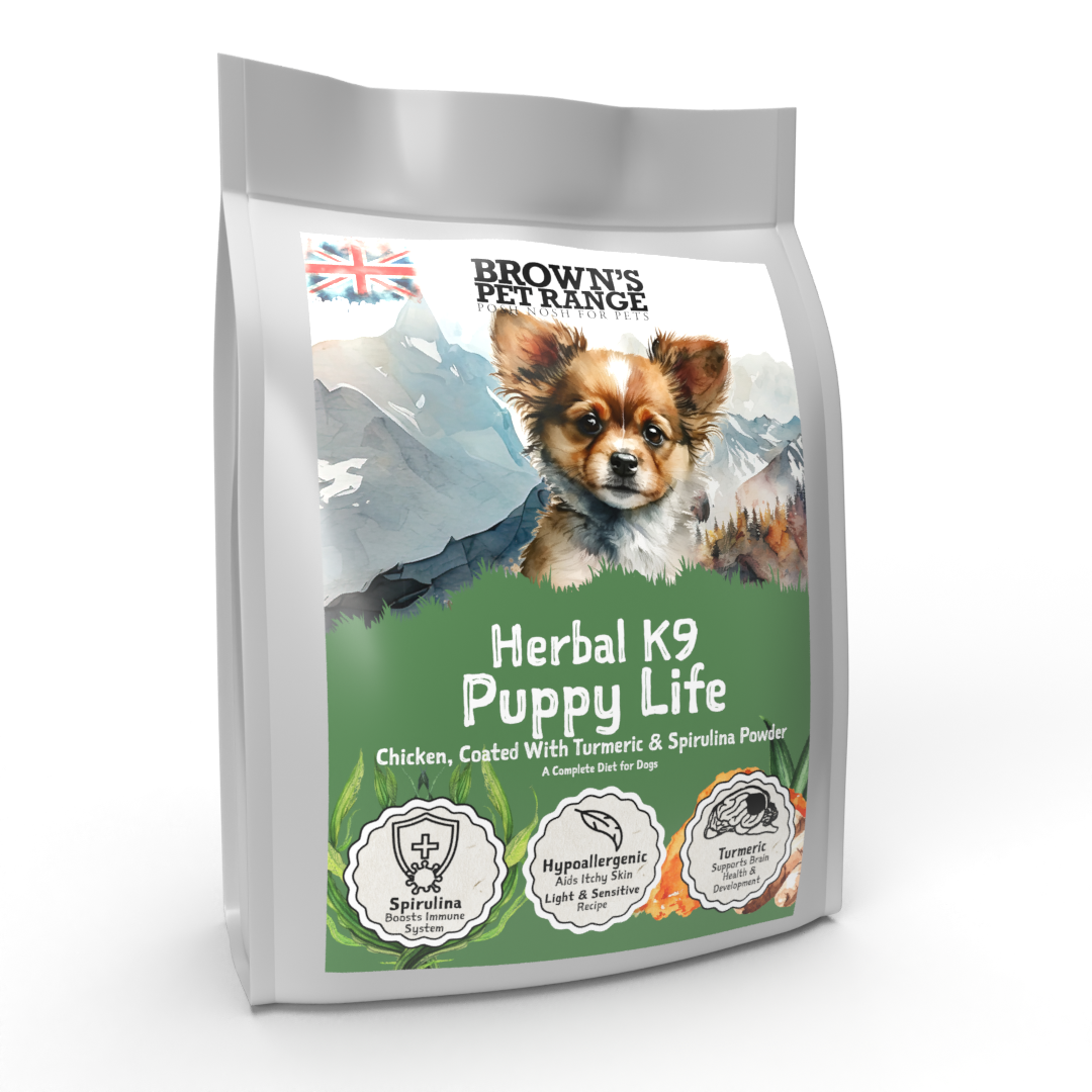 Spirulina & Turmeric Puppy Life Chicken Herbal K9 Posh Nosh For