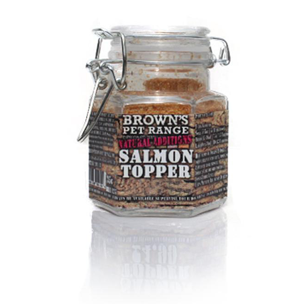 Brown's Natural Dog's Dinner Topper | Salmon Topper 35g - BROWNS PET RANGE
