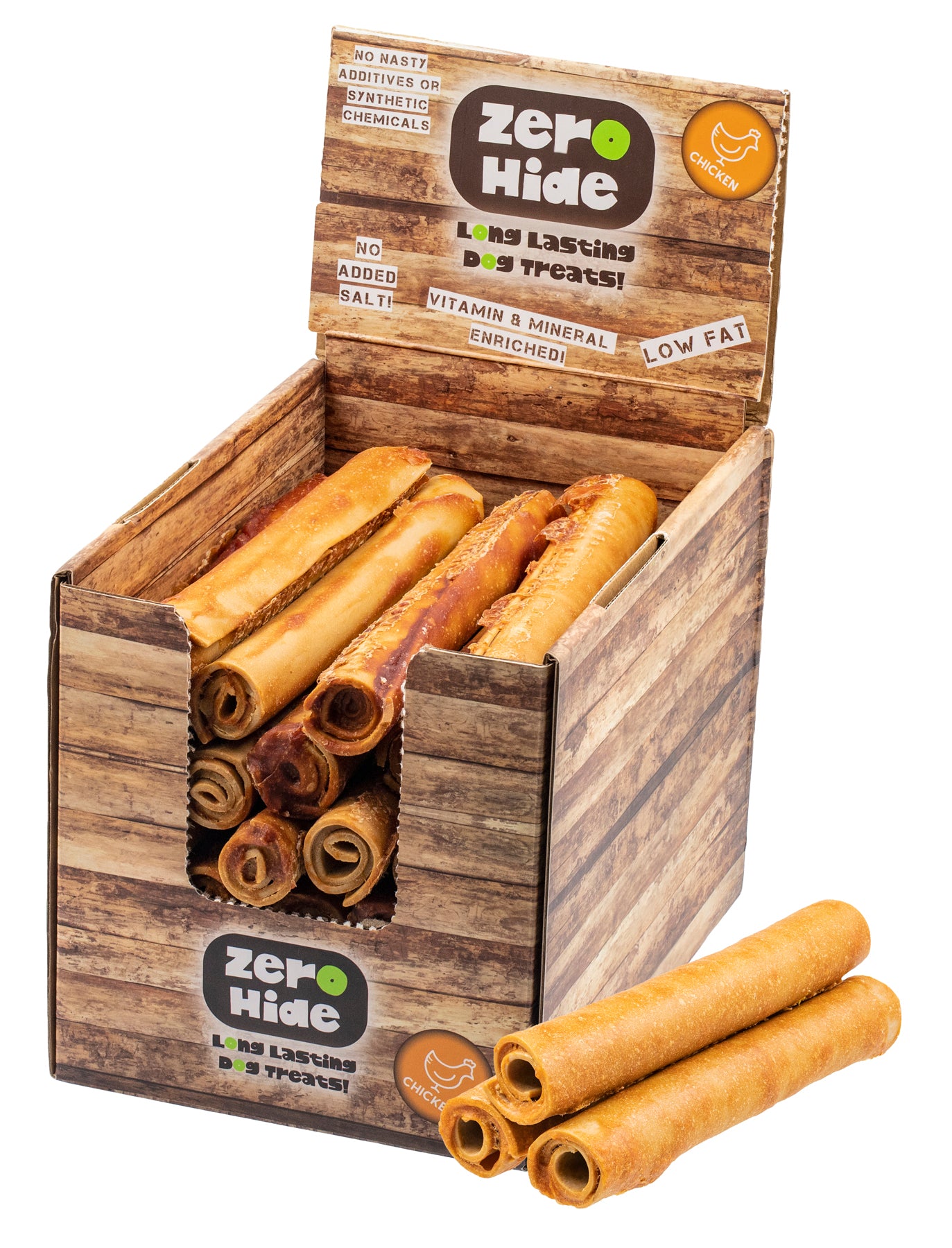 Brown's Zero Hide | Large Chicken Hide Chews (Single or Pack) - BROWNS PET RANGE