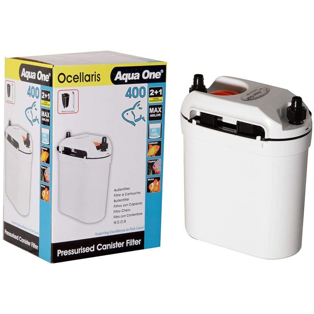 Aqua One Ocellaris Pressurised Canister Filter Ocellaris 400 - BROWNS PET RANGE