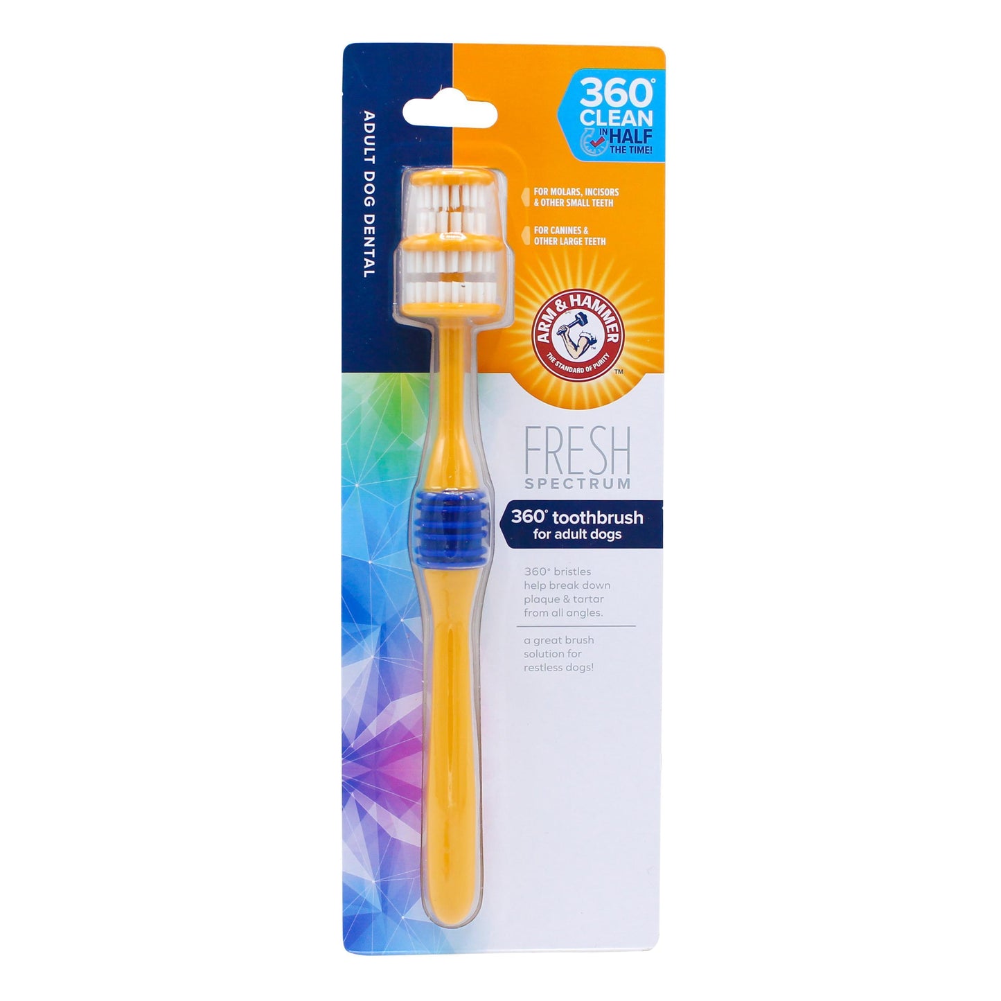 Arm & Hammer Fresh 360° Toothbrush for Dogs - Dental Hygiene - Browns Pet Range