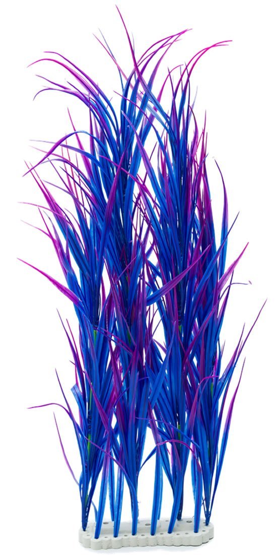 Artificial Aquarium Reeds - Blue/Purple - 60cm - - Browns Pet Range