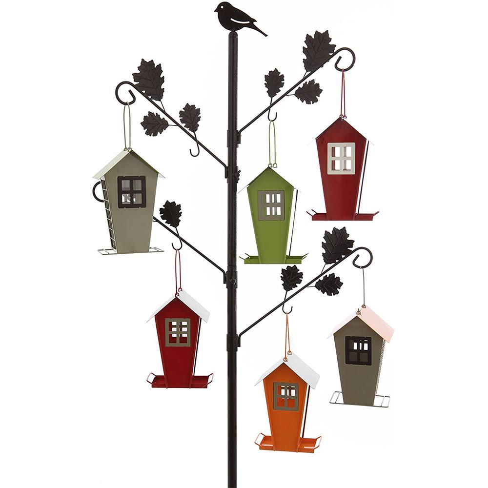 Brown's Wild Life | Wild Bird Feeding Station with Leaves - - Browns Pet Range