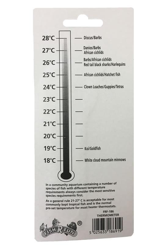 Floating Glass Thermometer - - Browns Pet Range