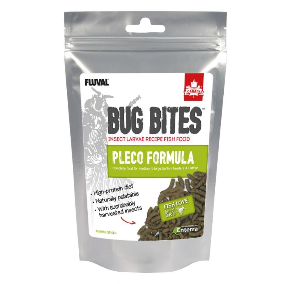Fluval Bug Bites Bottom Feeder/Pleco Formula (Small - Medium Fish) Granules - - Browns Pet Range