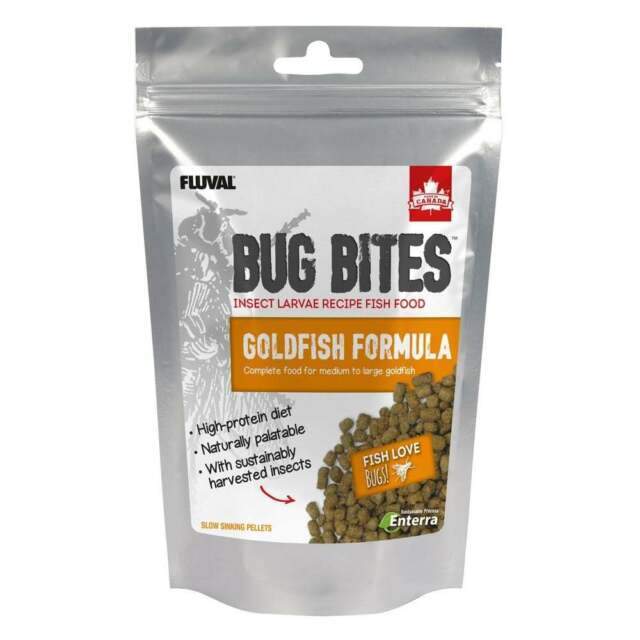 Fluval Bug Bites Goldfish Formula (Small - Medium Fish) Granules - - Browns Pet Range