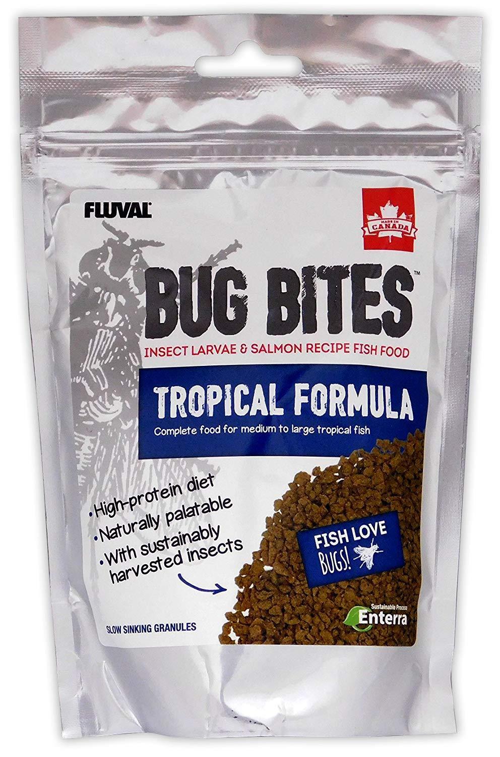 Fluval Bug Bites Tropical (Medium-large Fish) Granules - - Browns Pet Range