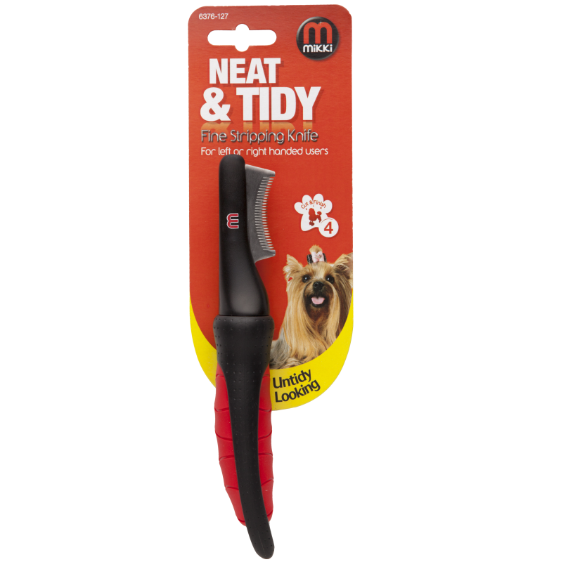 Mikki Fine Stripping Knife - - Browns Pet Range