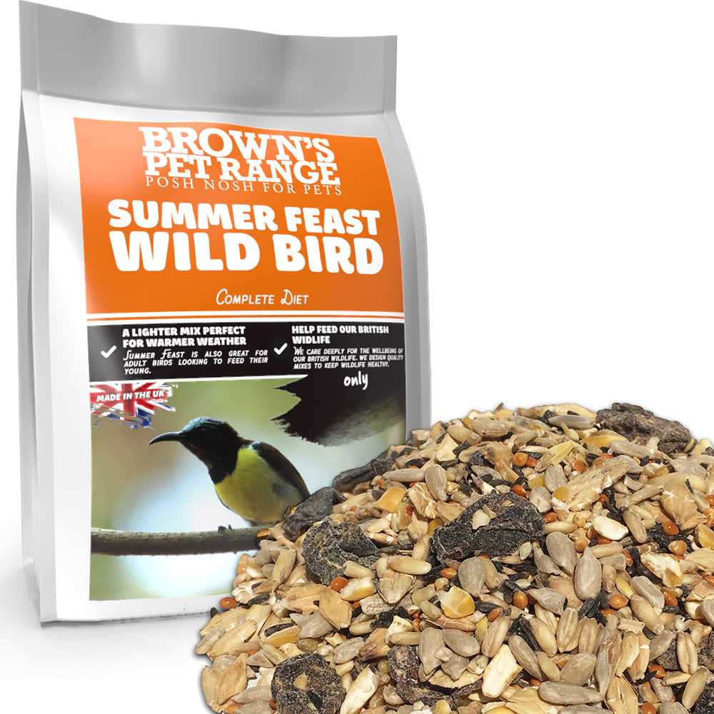 Posh Nosh for Wild Birds Summer Feast Bird Seed BROWNS PET RANGE