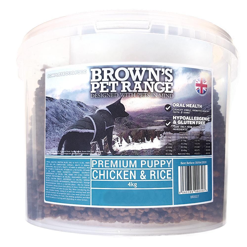 Premium Puppy Dog Food - Chicken - Dog Food - Browns Pet Range