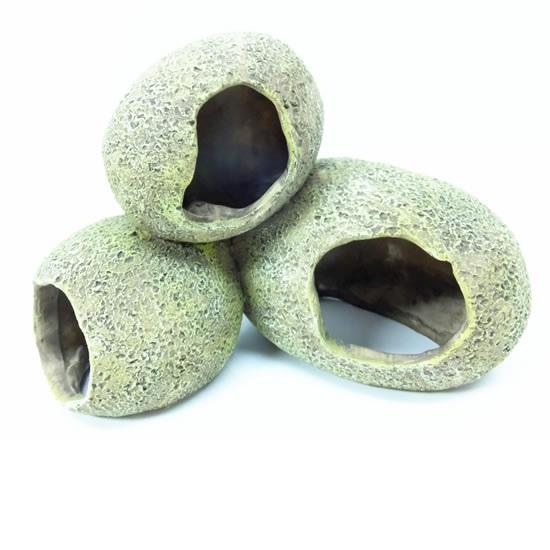 Resin Stone Hideaway's 3 Stones Aquarium Ornament - - Browns Pet Range
