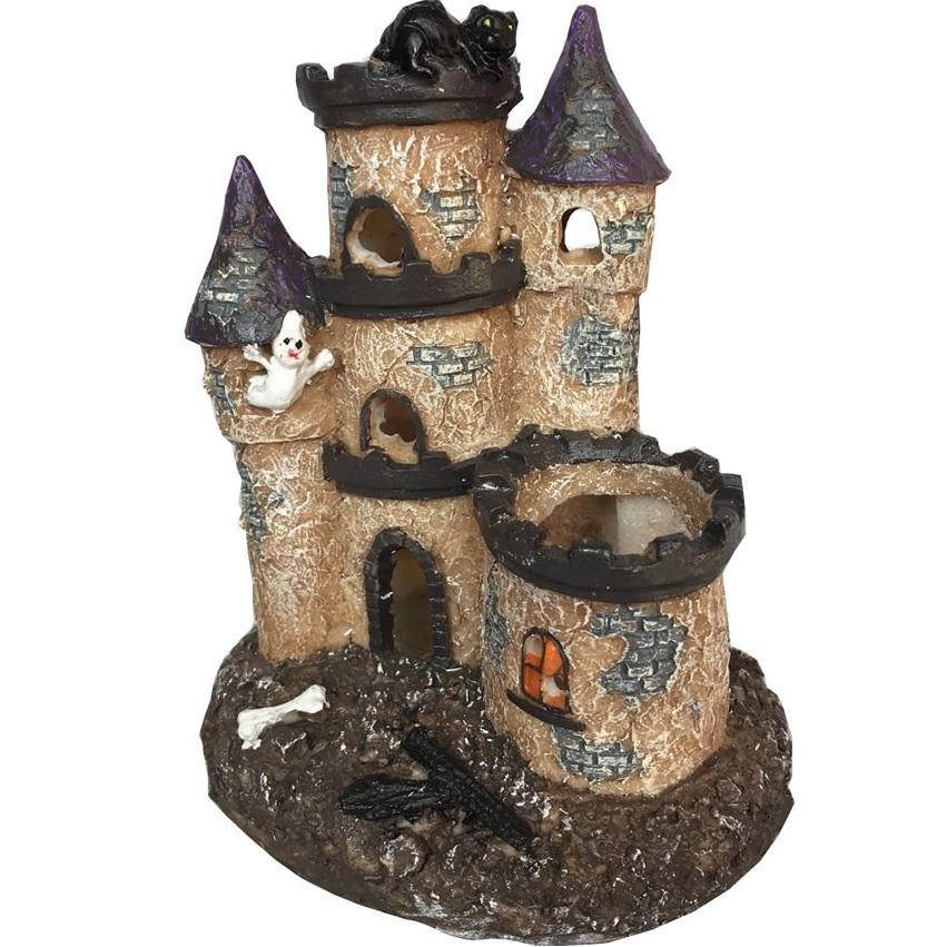Spooky Castle Aquarium Ornament - - Browns Pet Range
