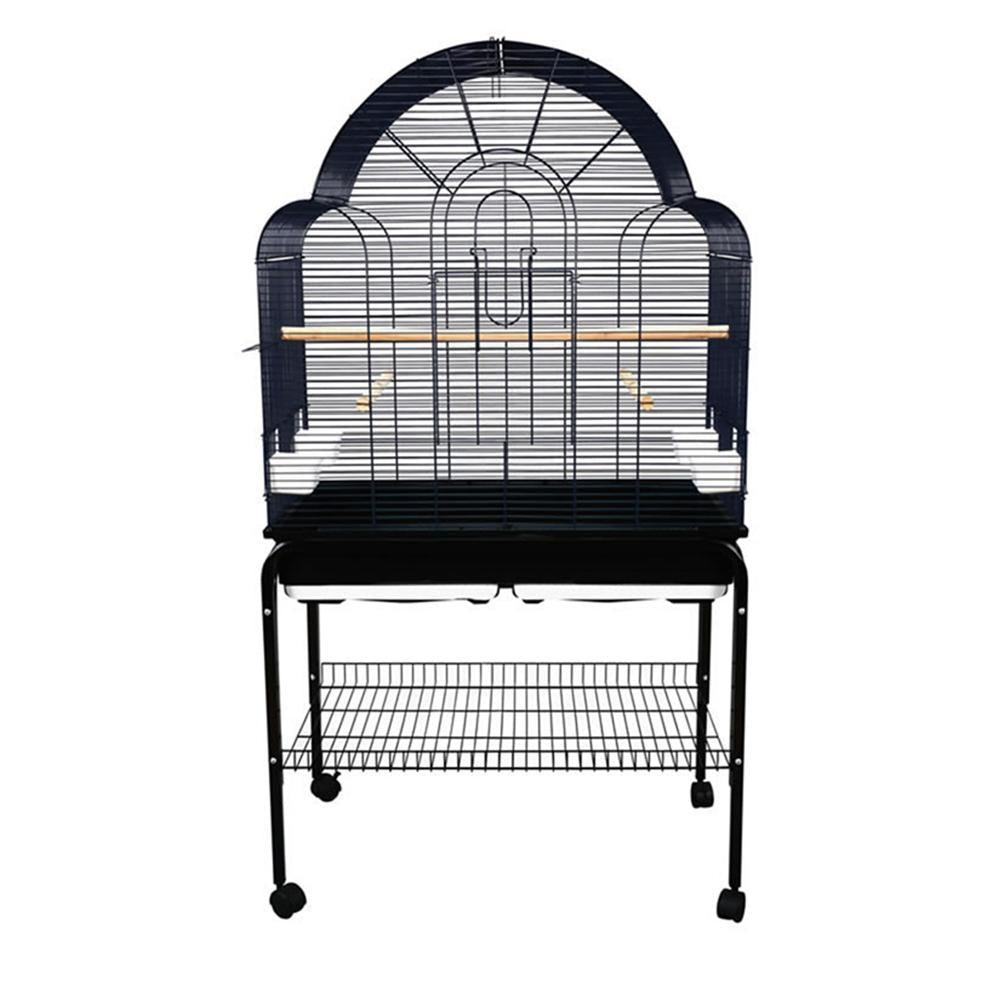 XL Black Antique Style Bird Cage & Stand - - Browns Pet Range