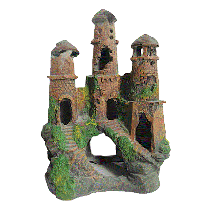 Castle Towers and Steps Aquarium Ornament - - Browns Pet Range