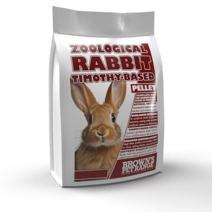 Zoological Rabbit Diet | Timothy-Based Pellet – BROWNS PET RANGE