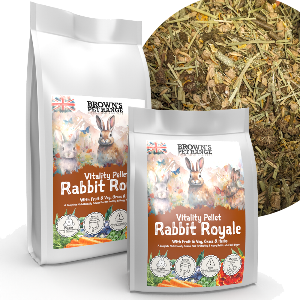 Rabbit Royale Vitality Pellets | Posh Nosh for Rabbits | BROWNS PET RANGE
