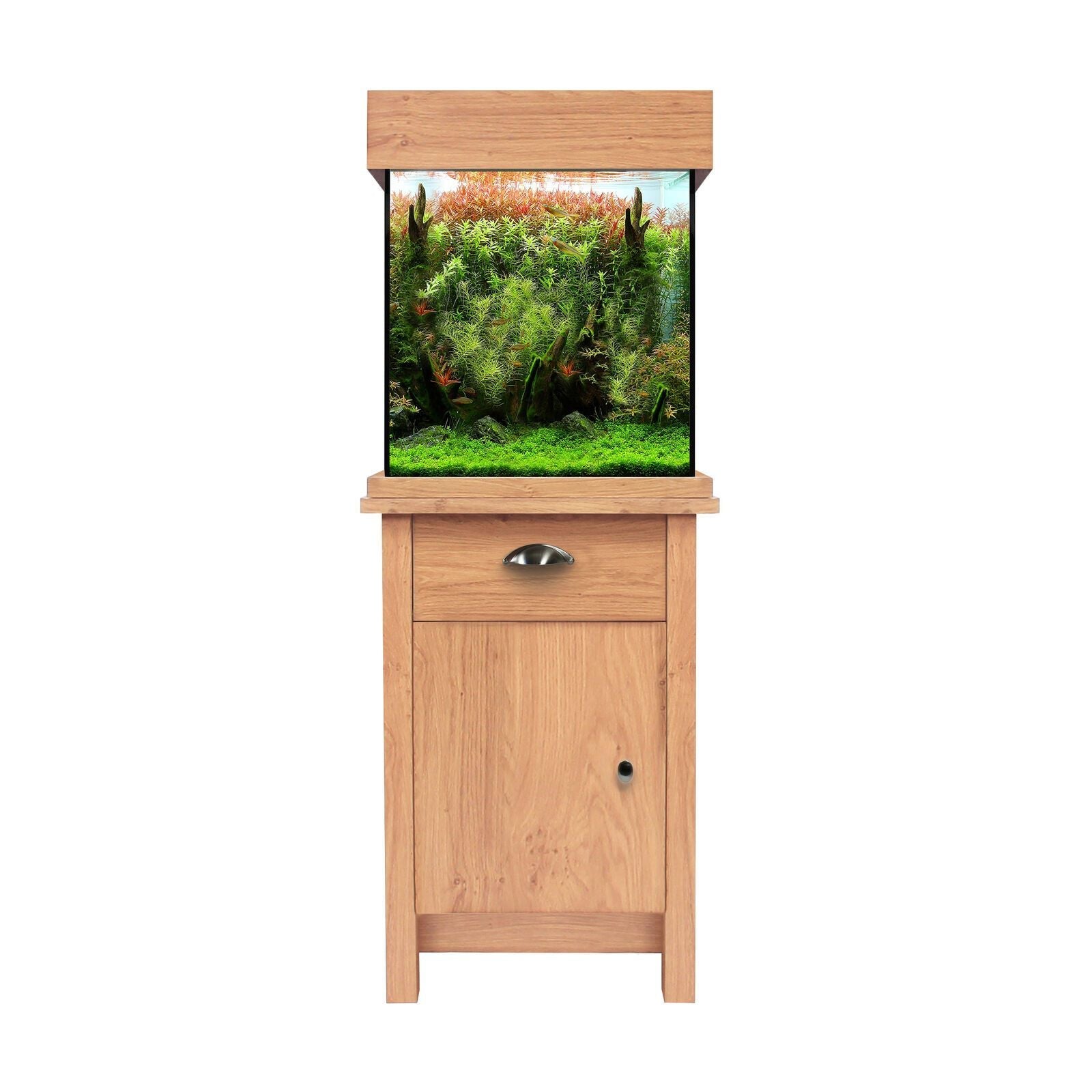 Aqua One Oak Style 85 Aquarium Cabinet (Oak Varieties) Oak
