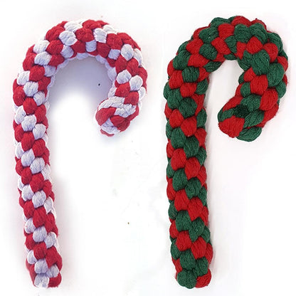 Brown's Christmas | Candy Cane Rope Toy - Dog Toys - Browns Pet Range