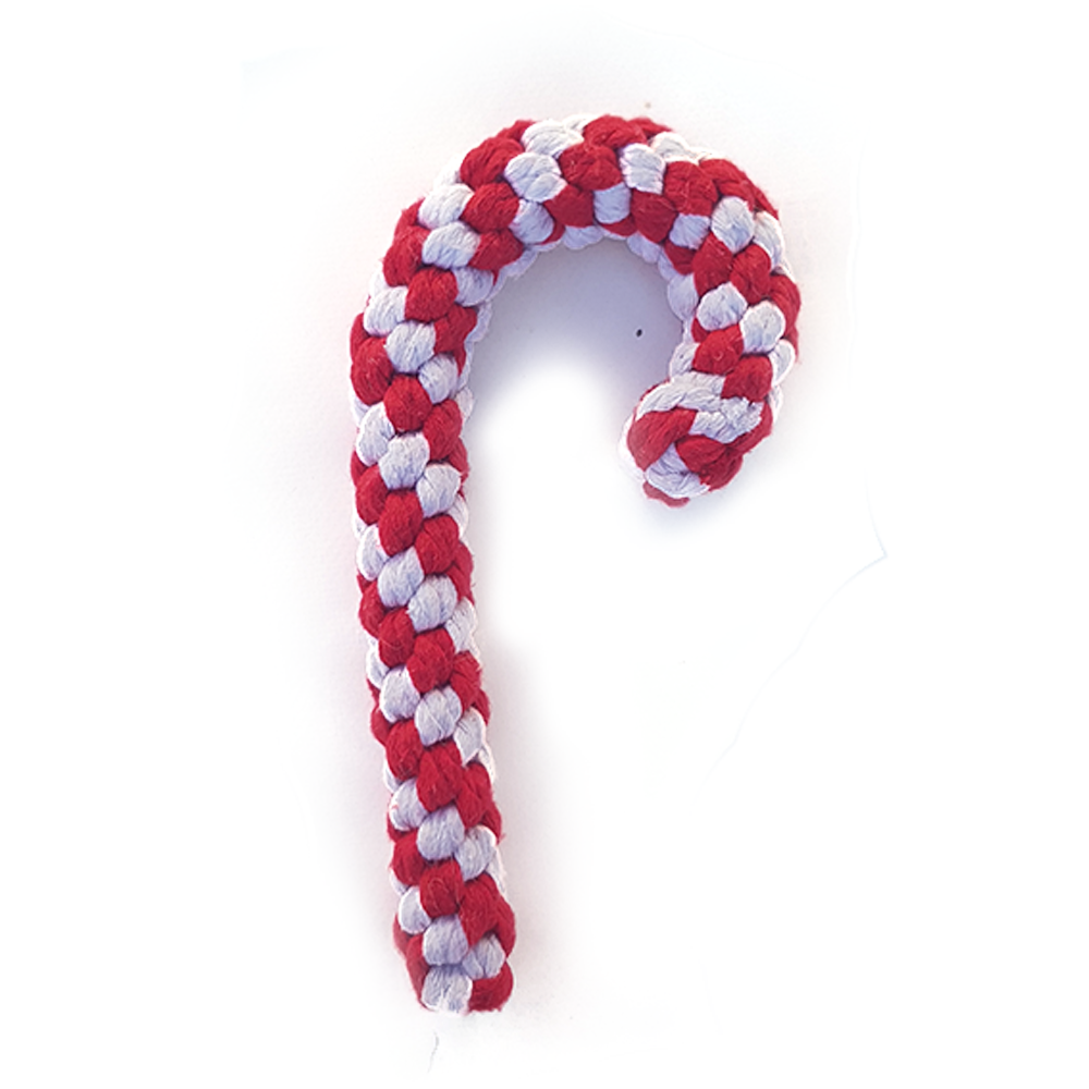 Brown's Christmas | Candy Cane Rope Toy - Dog Toys - Browns Pet Range